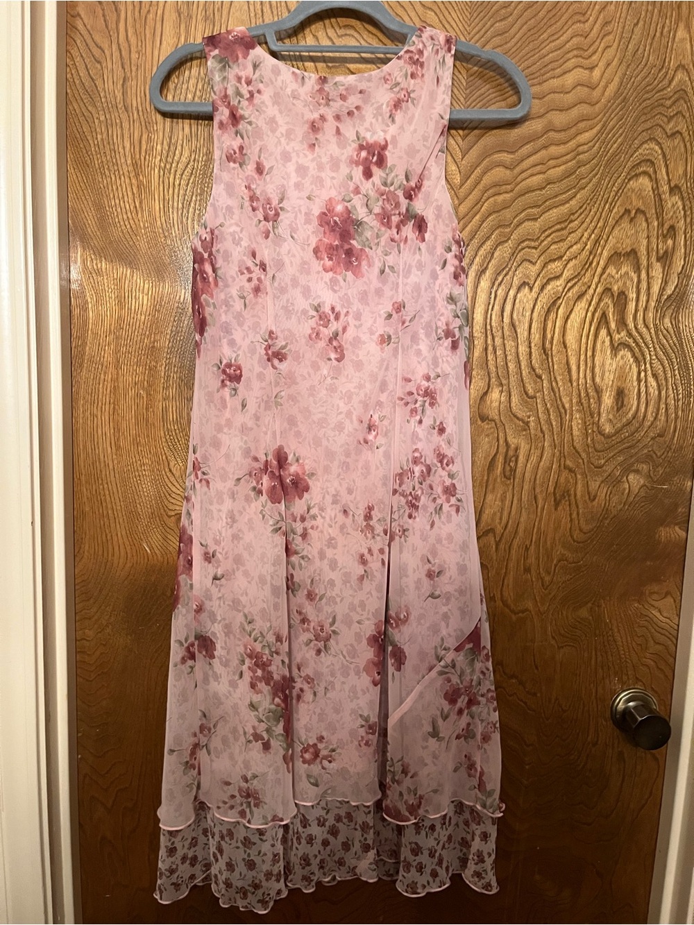 M Rabbit Rabbit Rabbit Women's Pink Floral A-Line Skirt - Picture 3 of 8